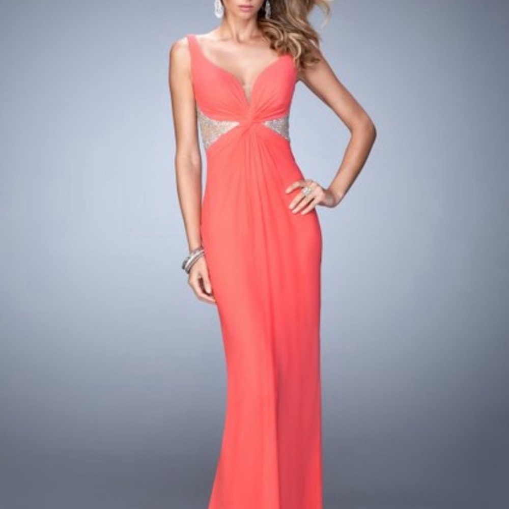 La femme dress size 2 red gown